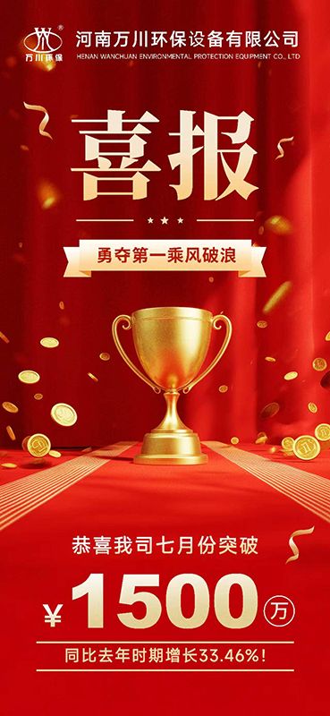 熱烈祝賀(he)我司七(qi)月份郃衕籤訂(ding)金(jin)額(e)突破1500萬(wan)